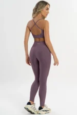 Legging Hibisco Rosa Satin - Imagem 7