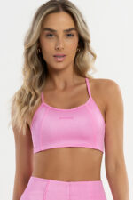 Top Jasmim Rosa Sorvete Glow