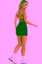 Shorts Peônia Azul Marinho / Rosa Sorvete - Imagem 6