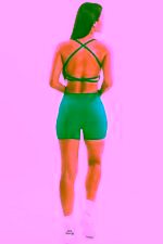 Shorts Jasmim Verde Esmeralda - Imagem 6