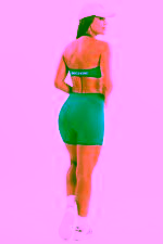 Shorts Peonia Verde Esmeralda - Imagem 7