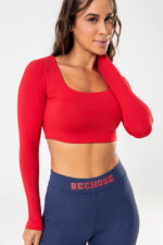 Cropped Lótus Vermelho College - Imagem 7