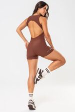 Macaquinho Peonia Marrom Pantone Canelado - Imagem 8