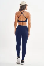 Top Tulipa Azul Marinho Canelado - Imagem 7