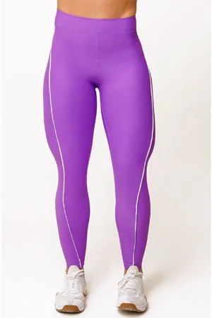 Legging Bella Violeta / Branco