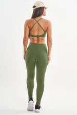 Top Tulipa Verde Croco Canelado - Imagem 7