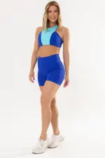 Top Hibisco Azul Bic / Azul Celeste - Imagem 4