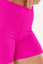 Shorts Perpetua Pink Canelado - Imagem 3