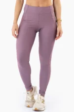 Legging Hibisco Rosa Satin