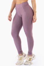 Legging Hibisco Rosa Satin - Imagem 5
