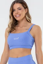 Top Íris Azul Cerúleo Canelado - Imagem 5