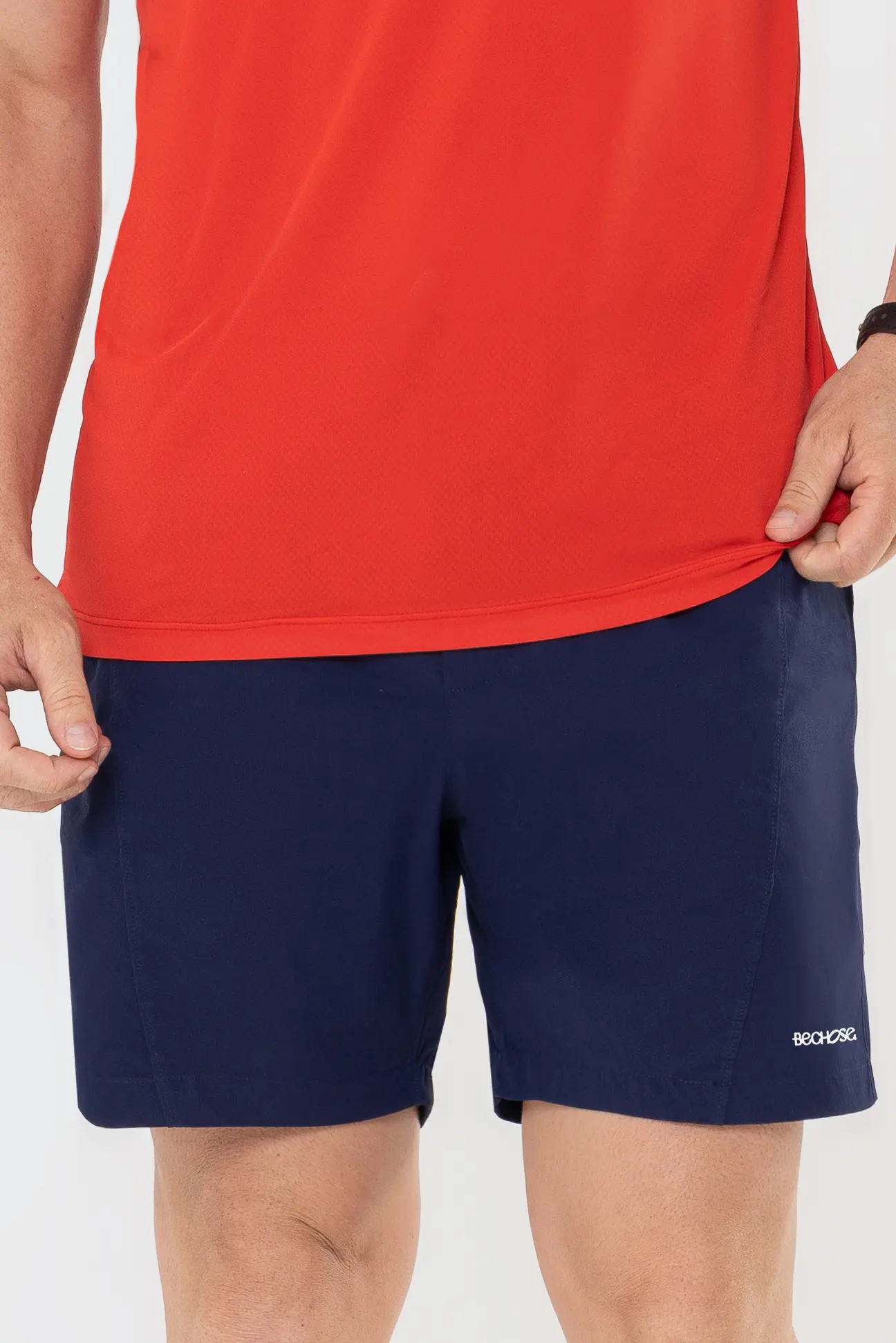 BECHOSE5687-shorts-1 Bermuda Cravo Azul Marinho - Imagem 1