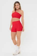 Top Peônia Vermelho Scarlet Canelado - Imagem 5