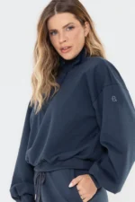 Blusão Tulipa Marinho - Imagem 3