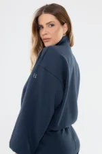 Blusão Tulipa Marinho - Imagem 5