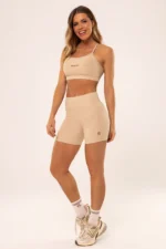 Shorts Lótus 2.0 Cream Canelado - Imagem 5