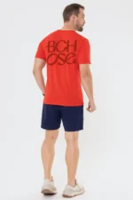 Camiseta Dry Básica Masculina Vermelha - Imagem 6