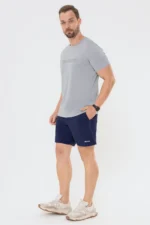 Camiseta Dry Básica Masculina Cinza - Imagem 5