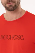 Camiseta Dry Básica Masculina Vermelha - Imagem 3