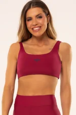 Top Verbena Dupla Face Cherry / Azul Marinho - Imagem 2