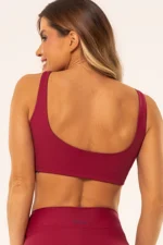 Top Verbena Dupla Face Cherry / Azul Marinho - Imagem 3