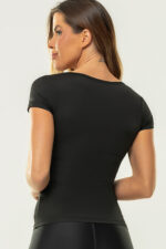 Blusa Hibisco Preto - Imagem 2