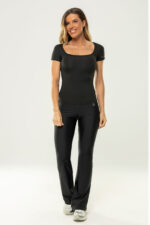 Blusa Hibisco Preto - Imagem 6