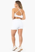 Shorts Lotus Branco Canelado - Imagem 4