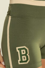 Shorts Amarílis Verde Croco / Cream - Imagem 3