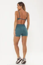 Shorts Aurora Verde Pavão - Imagem 7