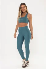 Legging Hibisco Verde Pavão - Imagem 5