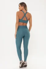 Legging Hibisco Verde Pavão - Imagem 6