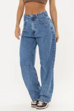 Calça Barrel Abelha Jeans