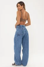 Calça Barrel Abelha Jeans - Imagem 10