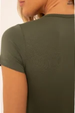 Blusa Dry Básica Feminina Verde Croco - Imagem 4