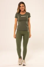 Blusa Dry Básica Feminina Verde Croco - Imagem 5