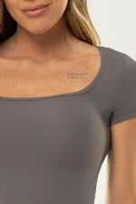 Blusa Hibisco Cinza - Imagem 3