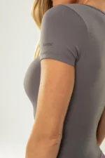 Blusa Hibisco Cinza - Imagem 4