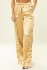 Calça Dália Marfim Acetinado
