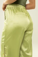 Calça Dália Pistache Acetinado - Imagem 2
