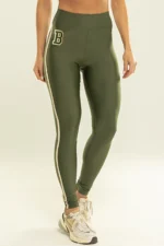 Legging Íris Verde Croco / Cream