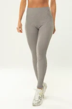 Legging Lótus Cinza Canelado