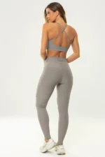 Legging Lótus Cinza Canelado - Imagem 8