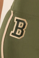 Legging Íris Verde Croco Canelado/Cream - Imagem 4
