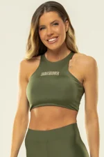Top Magnólia Verde Croco