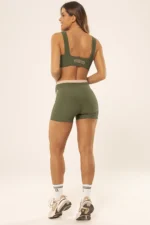 Top Margarida Verde Croco Canelado - Imagem 6