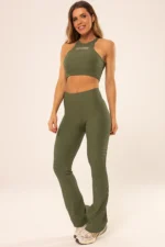 Top Magnólia Verde Croco Canelado - Imagem 4