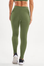 Legging Peônia Verde Croco Canelado - Imagem 2
